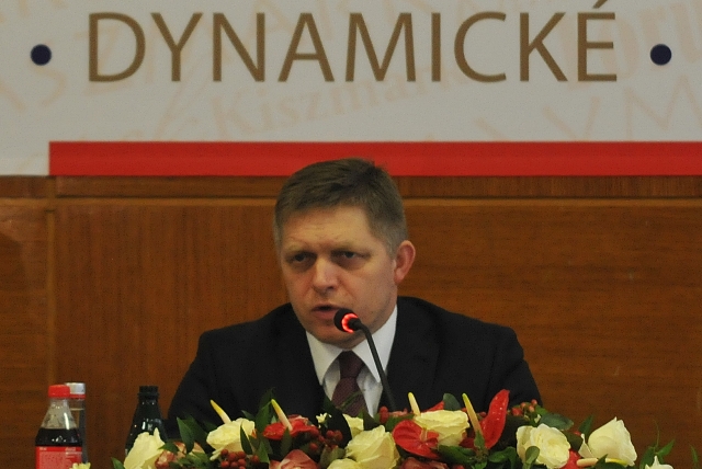 Na snímke predseda vlády SR Robert Fico počas rokovania 197. schôdze vlády Slovenskej republiky v Kežmarku