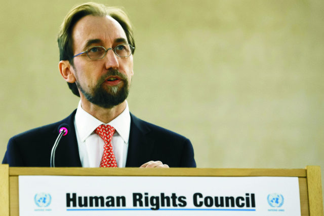 Vysoký komisár OSN pre ľudské práva Zeid Raád al Husajn