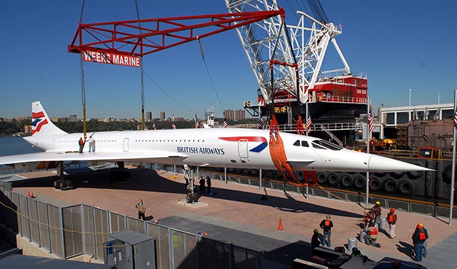 Lietadlo Concorde leteckej spoločnosti British Airways 