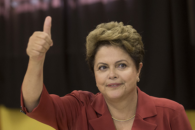 Brazílska prezidentka Dilma Rousseffová