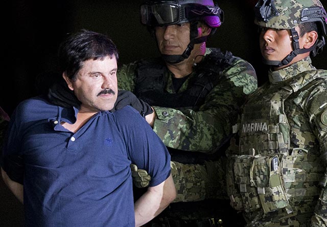 drogový narkobarón Joaquín "El Chapo" Guzmán Krpec
