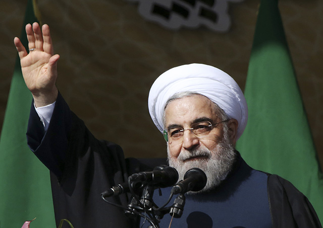  Iránsky prezident Hasan Rúhání