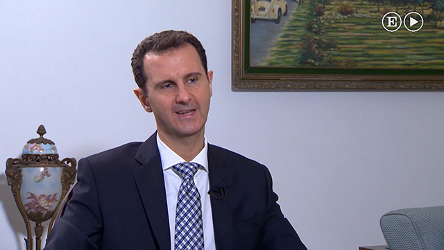 Na videosnímke sýrsky prezident  Bašár Asad