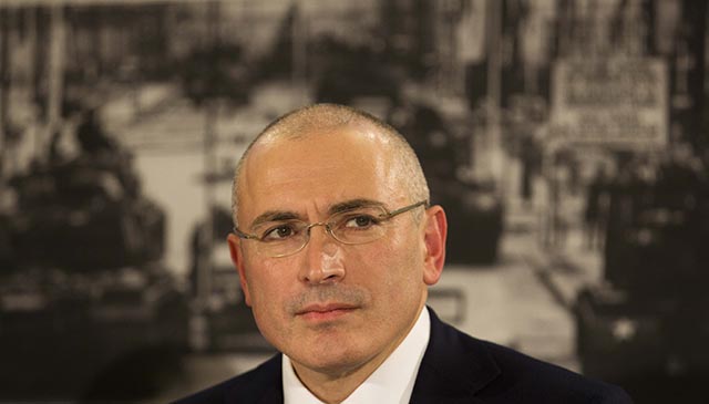 Na snímke bývalý ropný magnát  Michail Chodorkovskij.