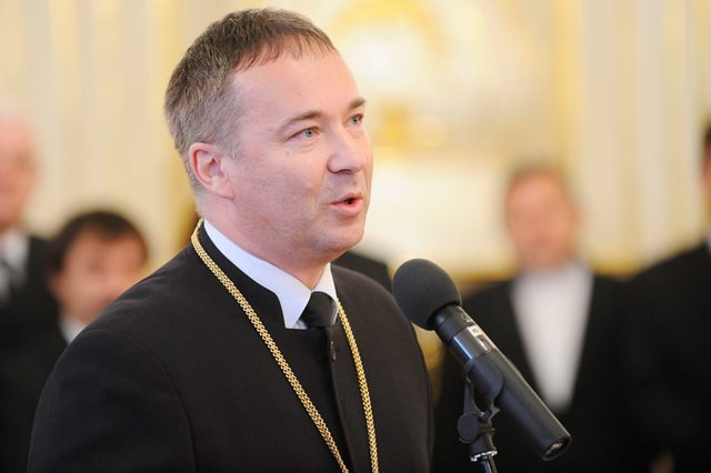 Na snímke generálny biskup Evanjelickej cirkvi augsburgského vyznania na Slovensku Miloš Klátik