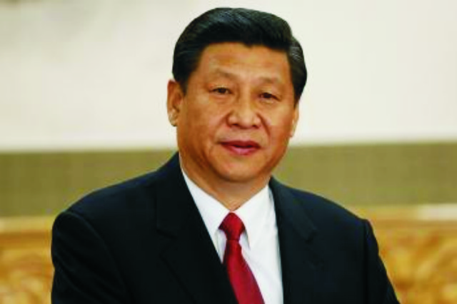 Na snímke čínsky prezident Číny Si Ťin-pching