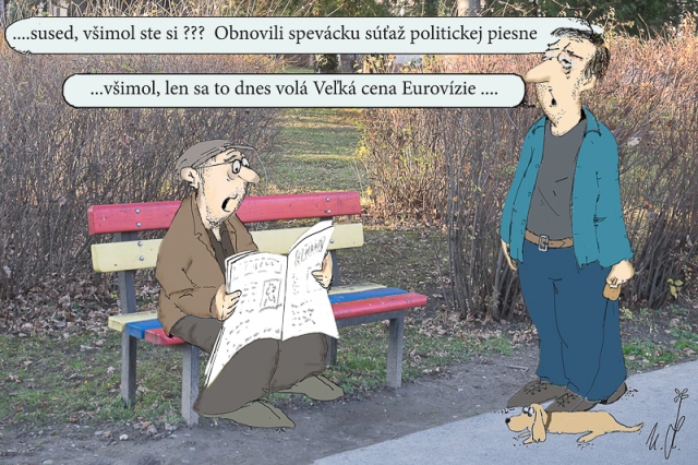 Karikatúra Mira Havlíčka