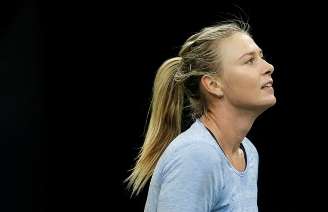 Na snímke ruská tenistka Maria Šarapovová