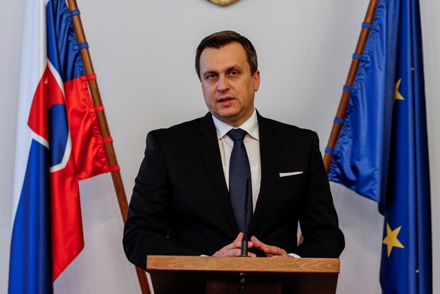 Na snímke novozvolený predseda NRSR Andrej Danko (SNS)