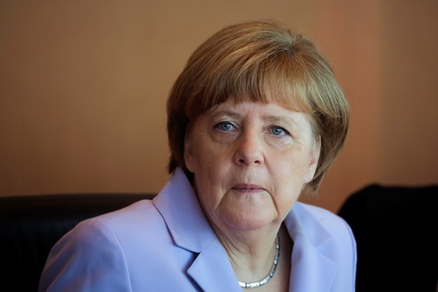 Na snímke nemecká kancelárka Angela Merkelová