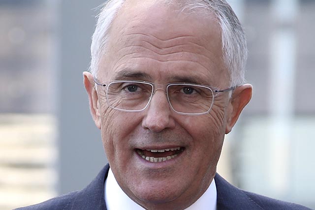  Na archívnej snímke z 23. marca 2016 austrálsky premiér Malcolm Turnbull
