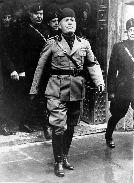 Na snímke taliansky fašistický diktátor Benito Mussolini