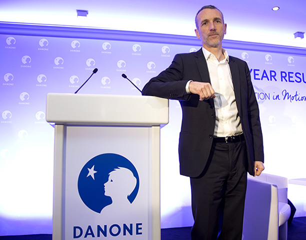  Výkonný riaditeľ francúzskeho  potravinového koncernu Danone Emmanuel Faber 
