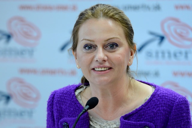 Na snímke europoslankyňa Monika Flašíková-Beňová