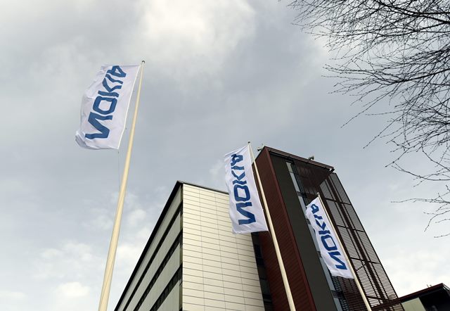 Na snímke pohľad na sídlo fínskeho koncernu Nokia v meste Espoo 