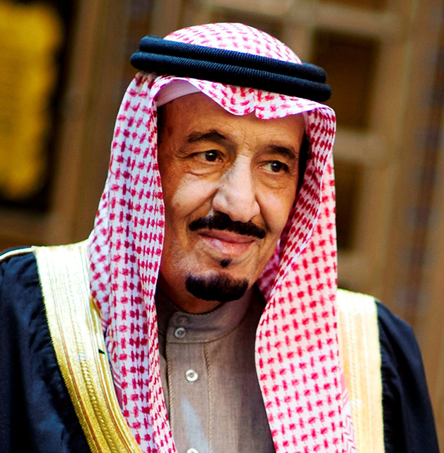 Na snímke saudský kráľ Salman