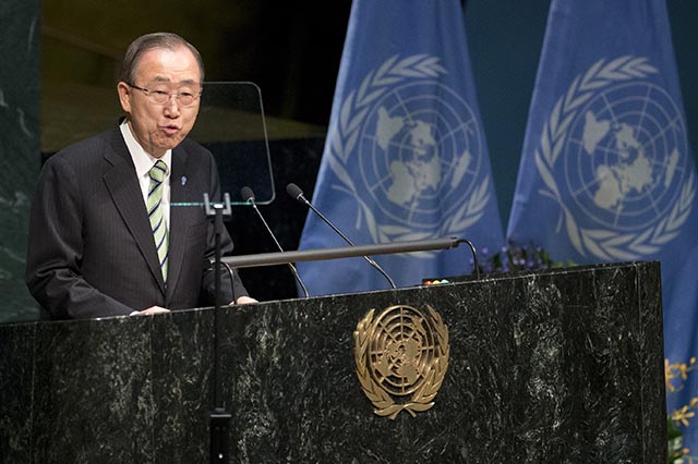 Generálny tajomník OSN Pan Ki-mun