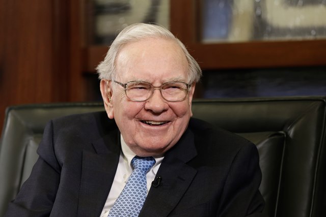 Na snímke šéf a  výkonný šéf Berkshire Hathaway Warren Buffett