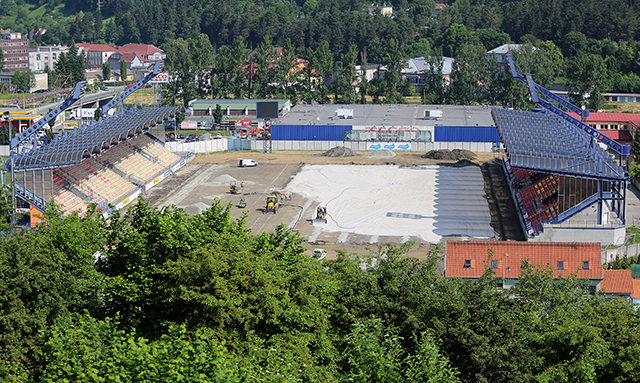 rekonštrukcia futbalového štadióna MFK Ružomberok