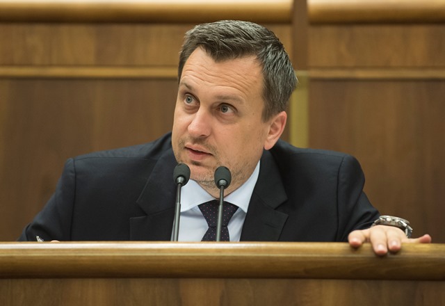 Na snímke predseda parlamentu Andrej Danko (SNS)