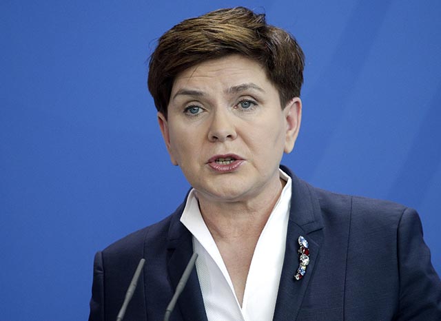 Poľská premiérka Beata Szydlová