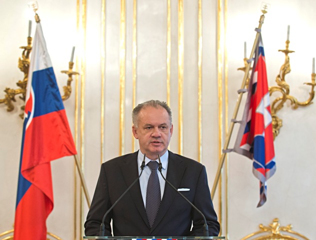 Na snímke prezident SR Andrej Kiska