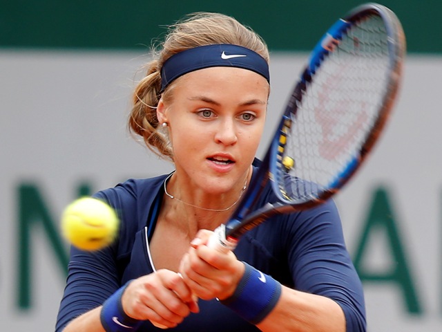 Na snímke slovenská tenistka Anna Karolína Schmiedlová