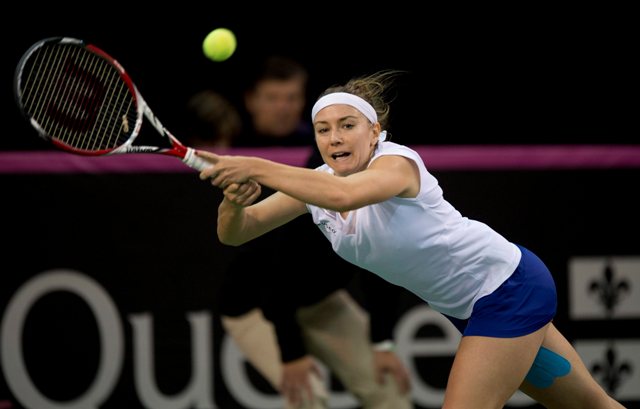 Na snímke slovenská tenistka Kristína Kučová