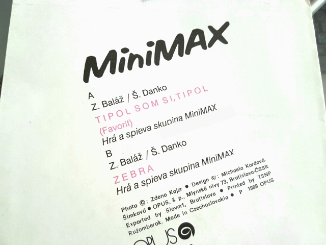 Druhá strana plátne Minimaxu, r. 1988