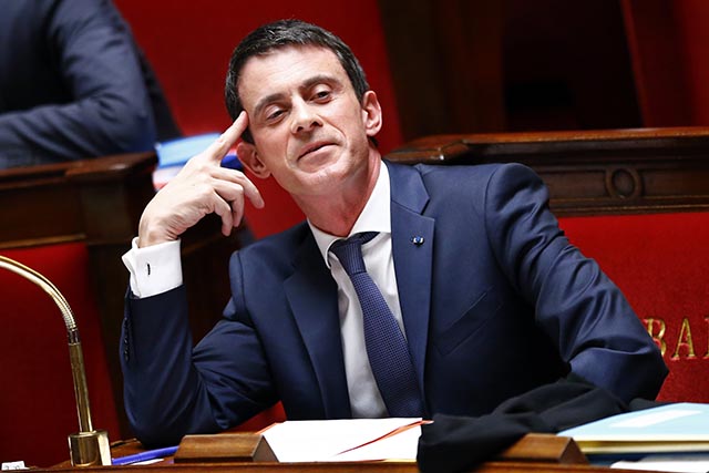 Francúzsky premiér  Manuel Valls