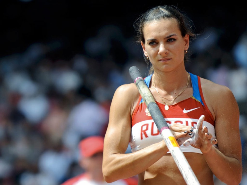 Ruská atlétka Jelena Isinbajevová
