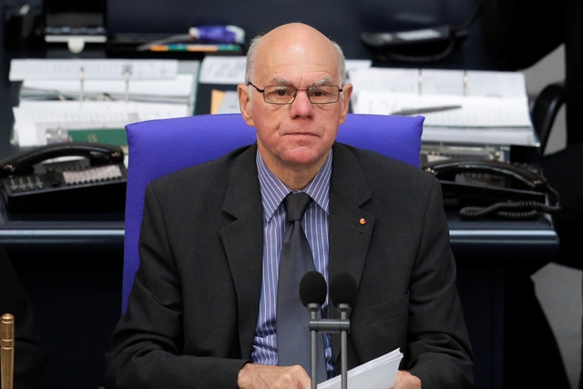 Na snímke predseda nemeckého parlamentu Norbert Lammert