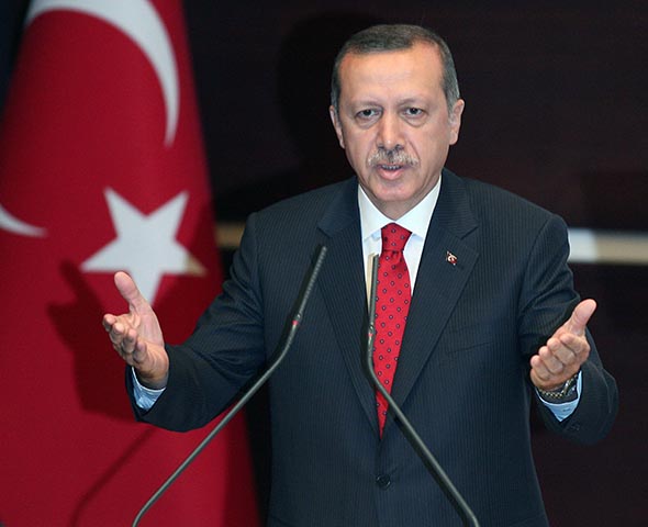 Turecký prezident Recep Tayyip Erdigan 