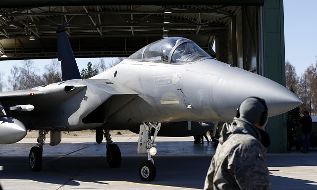 Americké stíhacie lietadlo F-15C Eagle