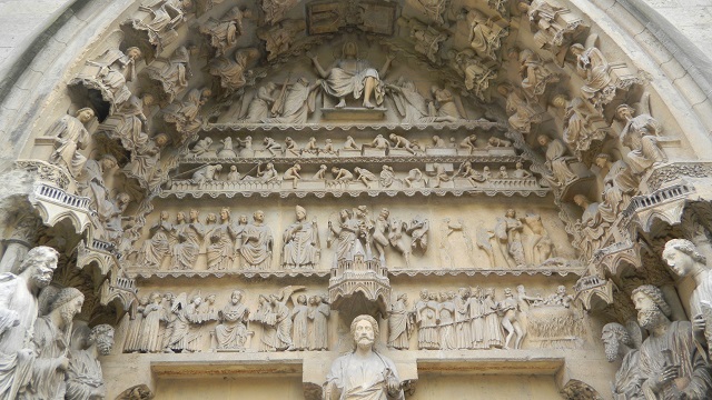 Reims cathedral porticon