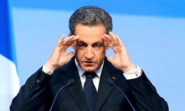 Na snímke Nicolas Sarkozy