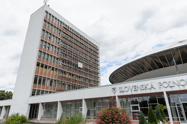 Na snímke budova Slovenskej poľnohospodárskej univerzity