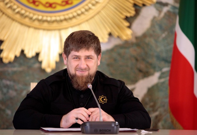 Na snímke Ramzan Kadyrov