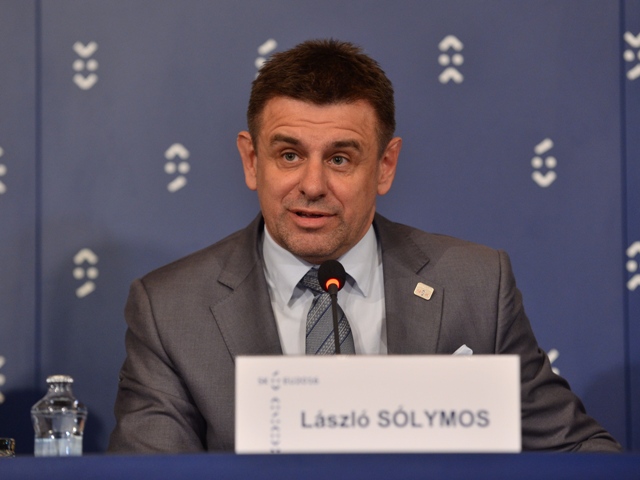 Na snímke minister životného prostredia SR László Sólymos