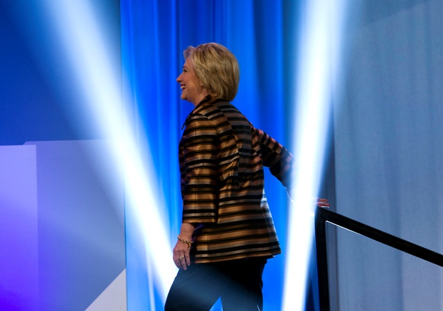 Na snímke americká demokratická prezidentská kandidátka Hillary Clintonová