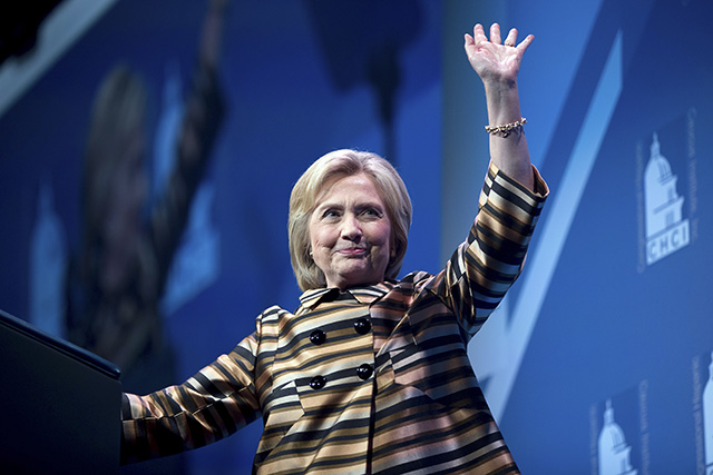 Americká demokratická prezidentská kandidátka Hillary Clintonová