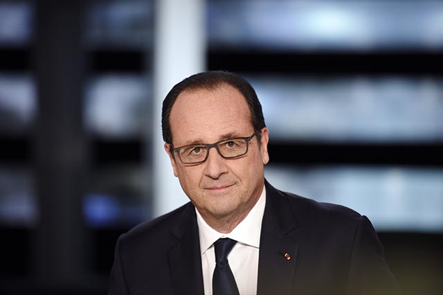 Francúzsky prezident François Hollande