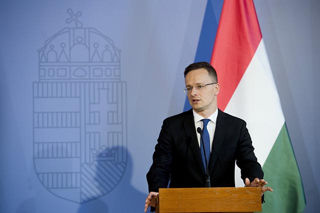 Maďarský minister zahraničných vecí a vonkajších ekonomických vzťahov Péter Szijjártó