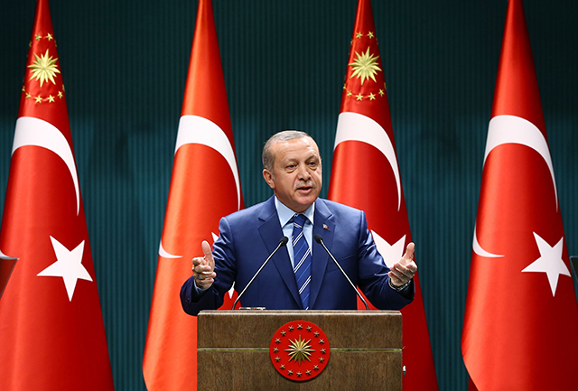 Turecký prezident Recep Tayyip  Erdogan