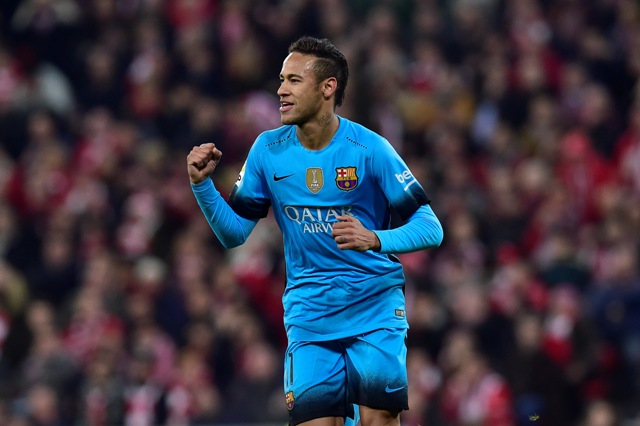 Na snímke hráč Barcelony Neymar