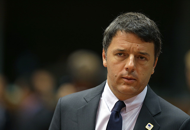  Taliansky premiér Matteo Renzi 