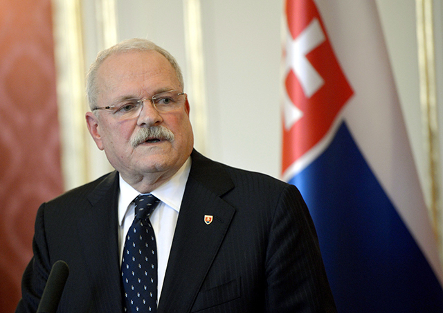 Na snímke bývalý slovenský prezident Ivan Gašparovič 