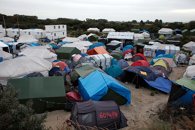 Ilustračné foto: Tábory v Calais pred zbúraním