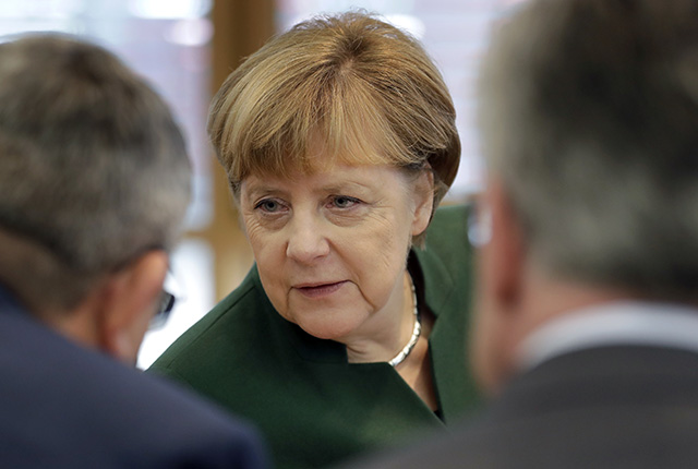 Nemecká kancelárka a líderka Kresťanskodemokratickej únie (CDU) Angela Merkelová
