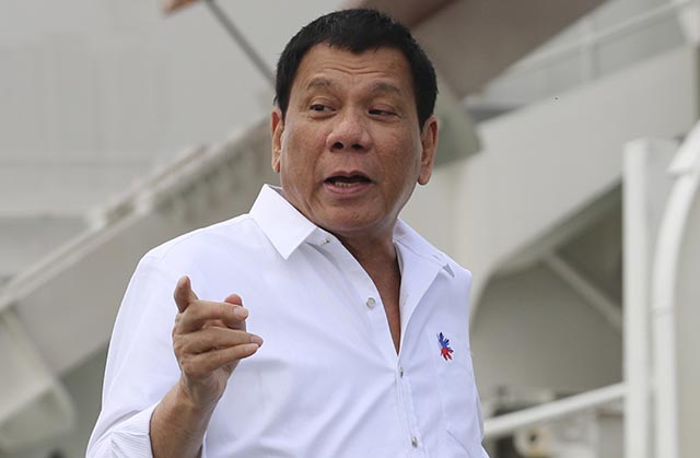 Filipínsky prezident Rodrigo Duterte 